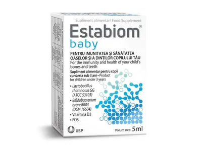 Estabiom Baby picaturi, 5ml, USP
