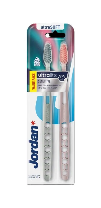 JORDAN PERIUTA DE DINTI PENTRU ADULTI ULTRALITE SENSITIVE ULTRASOFT 2-PACK