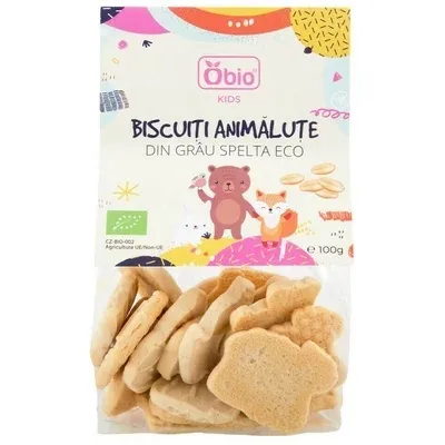 Biscuiți Animalute, 100g, OBio