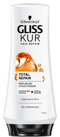 Balsam Total Repair 19 pentru par uscat si deteriorat, 200ml, Gliss