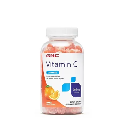 GNC VITAMINA C 282 MG CU AROMA DE PORTOCALE 120 JELEURI
