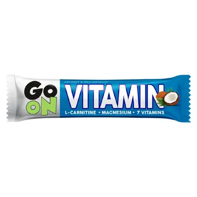 Baton vitamin cu cocos Go On, 50g, Sante