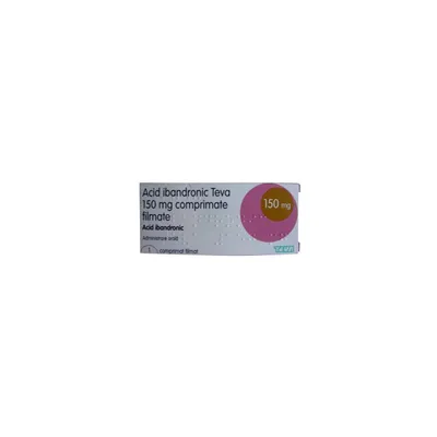 Acid ibandronic Teva 150 mg x 1 comprimate filmate