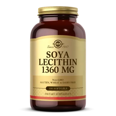 Lecithin 1360mg, 100 capsule, Solgar