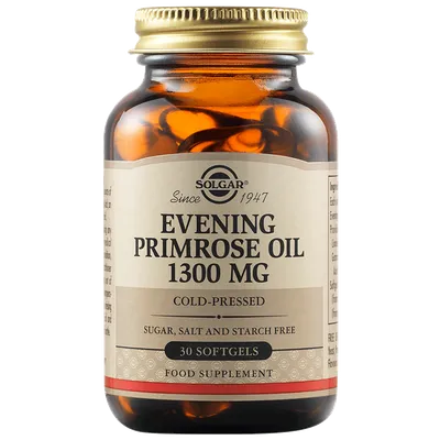 Ulei de Luminita noptii 1300mg, 30 capsule, Solgar