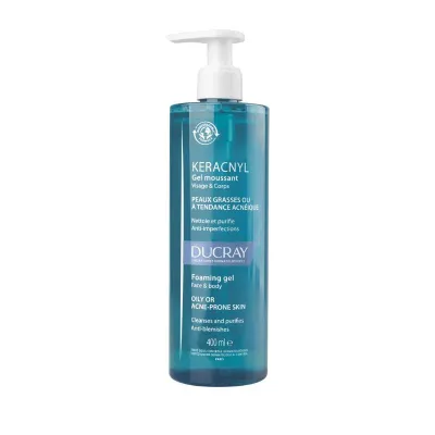 Gel curatare pentru pielea cu tendinta acneica Keracnyl, 400 ml, Ducray