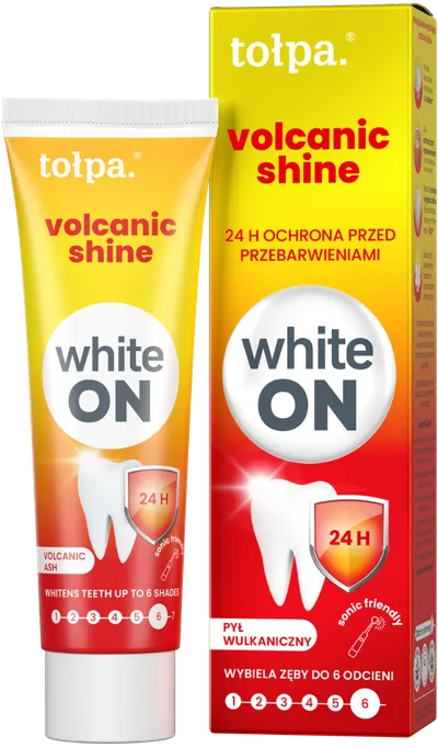 Pasta de dinti ON White Volcanic Shine, 75ml, Tolpa