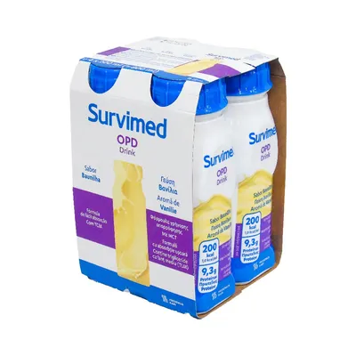 Bautura cu aroma de vanilie Survimed OPD, 4 x 200 ml, Fresenius Kabi Germania