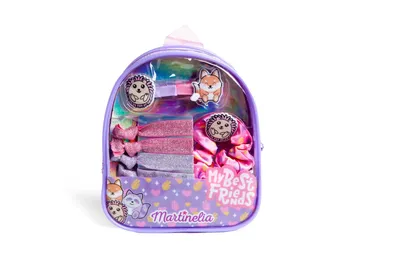 Ghiozdanel cu accesorii de par My best friends, 1 bucata, Martinelia