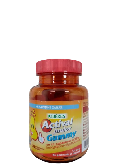 Actival Junior Gummy, 20 comprimate gumate, Beres