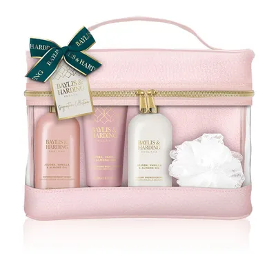 Set cadou Baylis&Harding cu Jojoba, Vanilie si Ulei de Migdale, 6 piese, BH21JOBAGLUX