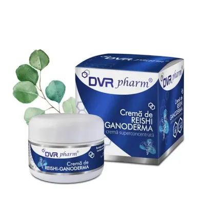 Crema de Reishi Ganoderma superconcentrata, 50ml, DVR Pharm