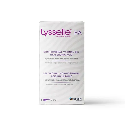 LYSSELLE HA GEL VAGINAL NONHORMONAL 8 MONODOZE 5ML
