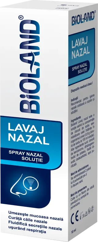 Spray pentru lavaj nazal, 10 ml, Biofarm