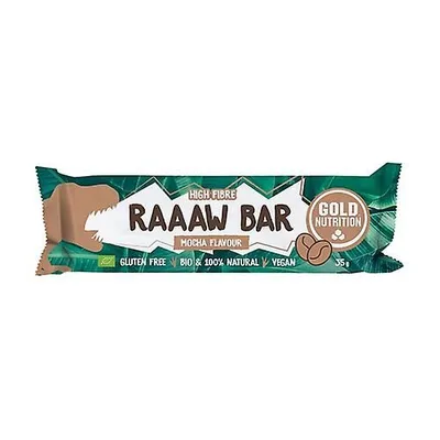 Baton Bio Raaaw Bar Mocha, 35g, Gold Nutrition