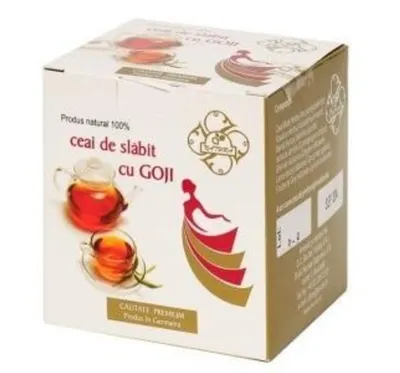 Ceai de slabit cu goji, 2g x 20 doze, Bis-Nis