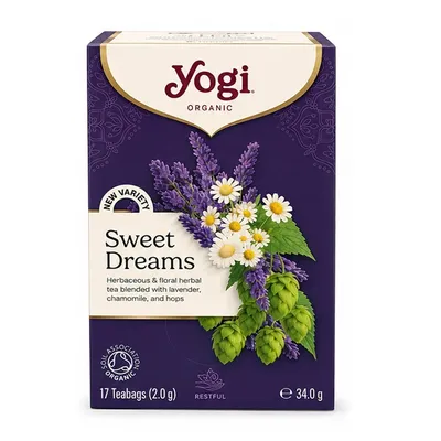 Ceai Bio Sweet Dreams, 17 plicuri, Yogi Tea