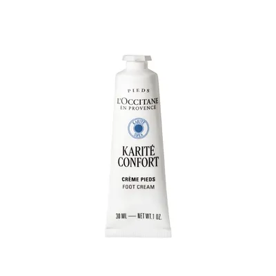 Crema pentru picioare cu Unt de Shea Karité Confort , 30ml, L'Occitane