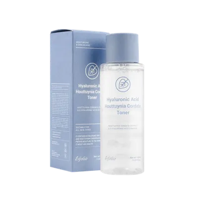 Toner pentru fata cu Acid Hialuronic si Houttuynia Cordata, 150ml, Esfolio