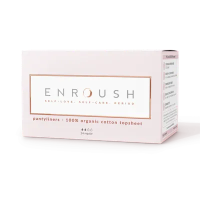Absorbante zilnice din bumbac Organic, 24 bucati, Enroush