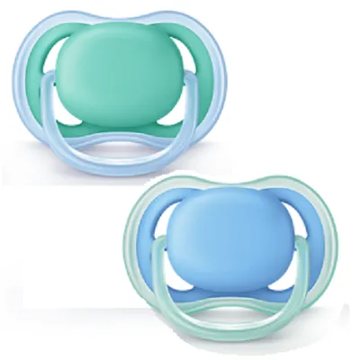 Set Suzeta Ultra Air pentru 6-18 luni, 2 bucati, Philips Avent