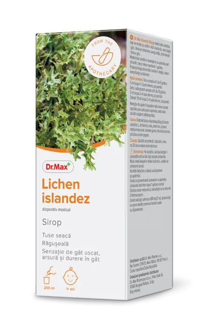 Dr. Max Lichen islandez Sirop, 200ml