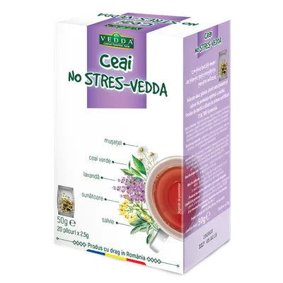 Ceai No Stres, 20 plicuri, Vedda