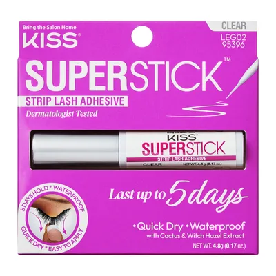 Adeziv pentru gene false Clear Superstick, 4.8 g, Kiss