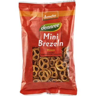 Mini covrigei eco din grau Demeter, 150g, Dennree