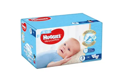 Scutece baieti Nr. 3 5-9kg Ultra Comfort, 112 bucati, Huggies