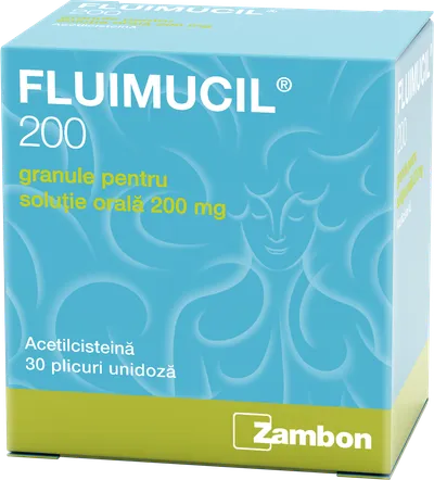 Fluimucil 200mg, 30 plicuri, Dr. Reddys