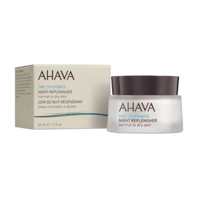 Crema hidratanta de noapte pentru ten normal sau uscat, Time to Hydrate, 50 ml, Ahava