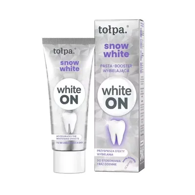 Pasta de dinti pentru albire White ON Snow White, 50ml, Tolpa