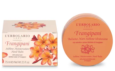 L'Erbolario Balsam de maini Frangipani, 75ml