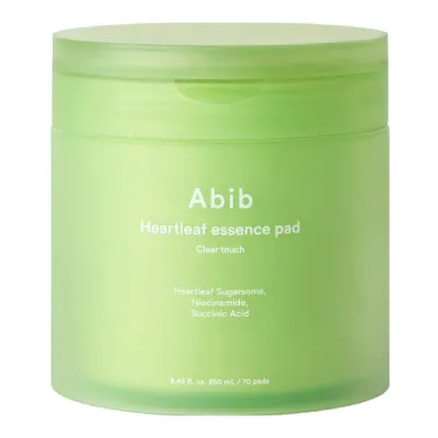 Dischete Heartleaf Essence Pad Clear Touch, 70 bucati, Abib
