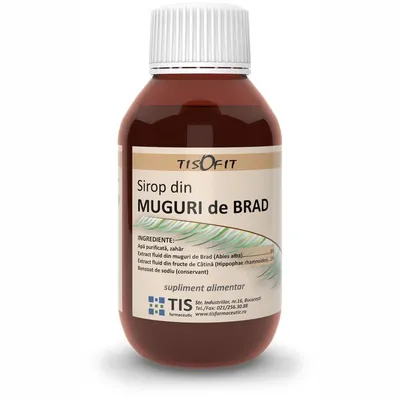 Sirop din muguri de brad Tisofit, 150ml, Tis Farmaceutic