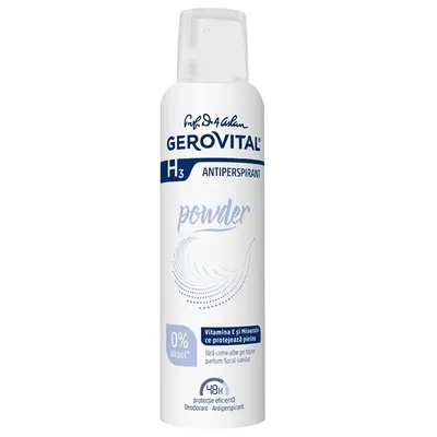 GEROVITAL H3 DEODORANT ANTIPERSPIRANT POWDER 150ML