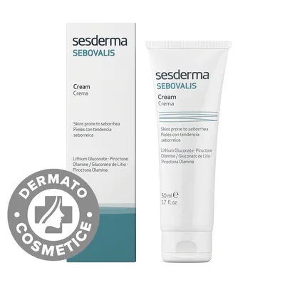 Crema de fata pentru ten cu tendinta seboreica Sebovalis, 50ml, Sesderma