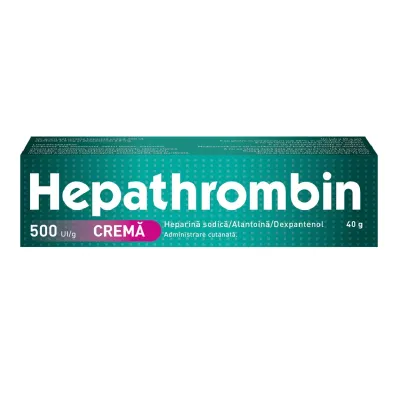 Hepathrombin Crema, 500 UI/g, 40 g, Stada