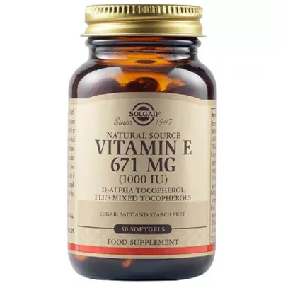 SOLGAR VITAMINA E MIXED 1000IU 50 CAPSULE MOI