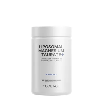 GNC MAGNEZIU TAURAT LIPOZOMAL CU VITAMINA B6 120 CAPSULE