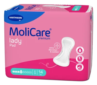 Tampoane pentru incontinenta urinara MoliCare Premium Lady Pad, 5 picaturi, 4