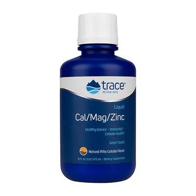 TRACE MINERALS CAL-MAG-ZINC 200 MG 473 ML