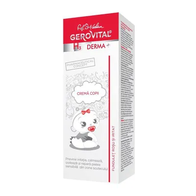 Crema pentru copii H3 Derma+, 50 ml, Gerovital