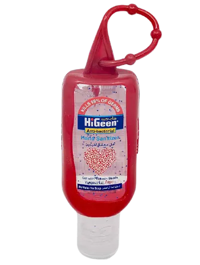 Gel antibacterian cu vitamine si glicerina Together cu agatatoare, 50ml, HiGeen