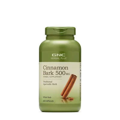 GNC HERBAL PLUS CINNAMON BARK 500 MG 200 CAPSULE