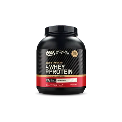 Pudra proteica proteine din zer 100% whey gold standard Fara aroma, 2.01kg, Optimum Nutrition