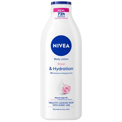 Lotiune de corp hidratanta cu trandafir, 400ml, Nivea