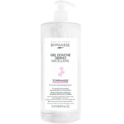 Gel de dus pentru piele atopica Dermo Micellaire Topiphasse, 1l, Byphasse
