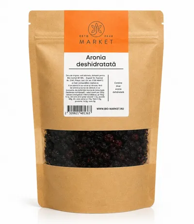 Aronia Deshidratată, 200 g, Bio-Market